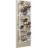 Whitmor 24 Pair Over The Door Shoe Rack-White(36 Pair  White)