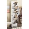 Whitmor 24 Pair Over The Door Shoe Rack-White(36 Pair  White)