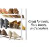 Whitmor 24 Pair Over The Door Shoe Rack-White(36 Pair  White)