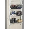 Whitmor 24 Pair Over The Door Shoe Rack-White(36-PAIR)