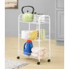 Whitmor 3 Tier Rolling Laundry Cart 8.50×26.0x31.0(10 x 17.5 x 24.75 inches)