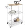 Whitmor 3 Tier Rolling Laundry Cart 8.50×26.0x31.0(13.25 x 27.5 x 33.5 inches)