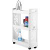 Whitmor 3 Tier Rolling Laundry Cart 8.50×26.0x31.0(8.50×26.0x31.0)