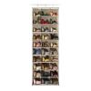 Whitmor 30 Section Hanging Shoe Shelves, Tan(30 Section)