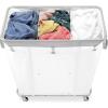 Whitmor 3-Section Industrial Laundry Sorter, White(3 Section)