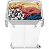 Whitmor 3-Section Industrial Laundry Sorter, White(Large)