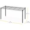 Whitmor 3-Wire Shelving Unit, Metal Storage Shelves, Easy Assembly Home Organizer for Pantry, Kitchen, Garage, Plant(1-tier  30″l X 14″w X 15″h)