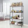 Whitmor 3-Wire Shelving Unit, Metal Storage Shelves, Easy Assembly Home Organizer for Pantry, Kitchen, Garage, Plant(4-tier  36″l X 14″w X 54″h)