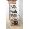 Whitmor 4-Tier Shoe Rack, Gray