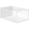 Whitmor Clear Vue Women’s Shoe Box, Set of 4, White, 4 Count(Set of 16)