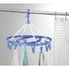 Whitmor Clip and Drip Hanger – Hanging Drying Rack – 26 Clips,Blue(16 Clips)