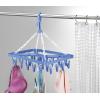 Whitmor Clip and Drip Hanger – Hanging Drying Rack – 26 Clips,Blue(26 Clips)