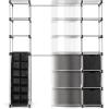 Whitmor Deluxe Double Rod Adjustable Closet Organization System