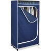 Whitmor Extra-Wide Clothes Closet, 60” with, White Cover(Blue)