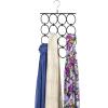 Whitmor Folding Scarf/Accessory Hanger, Black & Chrome, 0. 47 x 12. 25 x 15. 88 inch(1 Pack)