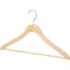 Whitmor GRADE A Natural Wood Suit Hangers (Set of 16)(Slim)