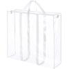 Whitmor Jumbo Everyday Holiday Bag, Seasonal Storage for Easter, Fourth of July, Fall & Christmas, Clear/White Large(8″L x 30″W x 30″H)