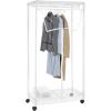 Whitmor Modern Industrial Wardrobe(Clear)