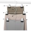 Whitmor Plastic 4 Tier Skirt Hanger, Steel(DELUXE ADD ON SKIRT & SLACK HANGERS S/3)