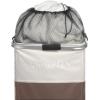 Whitmor Rattique Laundry Hamper with Lid and Removable Liner – Espresso(Espresso A)
