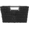 Whitmor Rattique Storage Baskets – Grey (3 Piece Set)(Black)