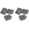 Whitmor Rattique Storage Baskets – Grey (3 Piece Set)(Grey)
