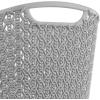 Whitmor Resin Form Tote, Medium, Silver(Gray)
