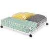 Whitmor Rolling White Wire Underbed Cart(WHITE WIRE)