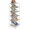 Whitmor Spacemaker Shoe Tower, 5-Tier, Gray