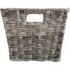 Whitmor Split Rattique Gray Wash Small Tote 6084-1501-GW(Gray)