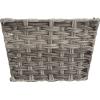 Whitmor Split Rattique Gray Wash Small Tote 6084-1501-GW(Gray)