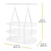 Whitmor Stackable Sweater Drying Rack White(19.25 x 27.25 x 33.0)