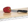 Whitmor Supreme Baker’s Rack with Food Safe Removable Wood Cutting Board – Chrome(14.0″L x 36.25″W x 55.25″H)