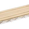 Whitmor Supreme Wood & Chrome Sink Shelf(6.6″D x 35.8″W x 9.2″H)