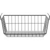 Whitmor White Wire Shelf Basket(Black)
