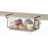 Whitmor White Wire Shelf Basket(Black)