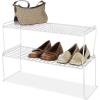 Whitmor Wire Grid Stacking Shelf Small, White(1-TIER  10″L x 23″W x 8″H)