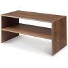 Whitmor Wood Stackable 2-Shelf Shoe Rack, 24 INCH, Espresso(Brown)