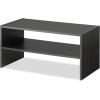Whitmor Wood Stackable 2-Shelf Shoe Rack, 24 INCH, Espresso(Espresso)