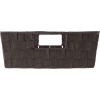 Whitmor Woven Strap Shelf Storage Tote Basket – Java 13 by 15 by 5″(Espresso)