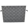 Whitmor Woven Strap Tote Savvy Gray Medium