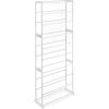 Whitmor 10 Tier Shoe Tower – 30 Pair – Closet Organizer, White(30 Pair (10 Tier))