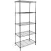 Whitmor 3 Tier Shelving Unit, Metal Storage Shelves, Adjustable Heavy Duty Shelf with Wheels , 400 lbs Capacity per Shelf, 1200 lbs Total for Home, Garage, Workshop, 23″L x 13″W x 30″H, Chrome(5-TIER  21″L x 12″W x 54″H (With Wheels))