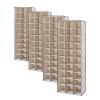 Whitmor 30 Section Hanging Shoe Shelves, Tan(Onesize (Pack of 4))