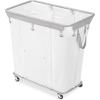 Whitmor 3-Section Industrial Laundry Sorter, White(3 Section)