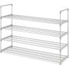 Whitmor 4-Tier Shoe Rack, Gray