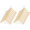 Whitmor GRADE A Natural Wood Suit Hangers (Set of 16)(Slim)
