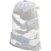 Whitmor Mesh Laundry Bag w/ID Tag White