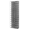 Whitmor Over The Door Shoe Shelves – 26 Sections – Crosshatch Gray(26 Pair)