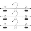 Whitmor Plastic 4 Tier Skirt Hanger, Steel(DELUXE ADD ON SKIRT & SLACK HANGERS S/3)